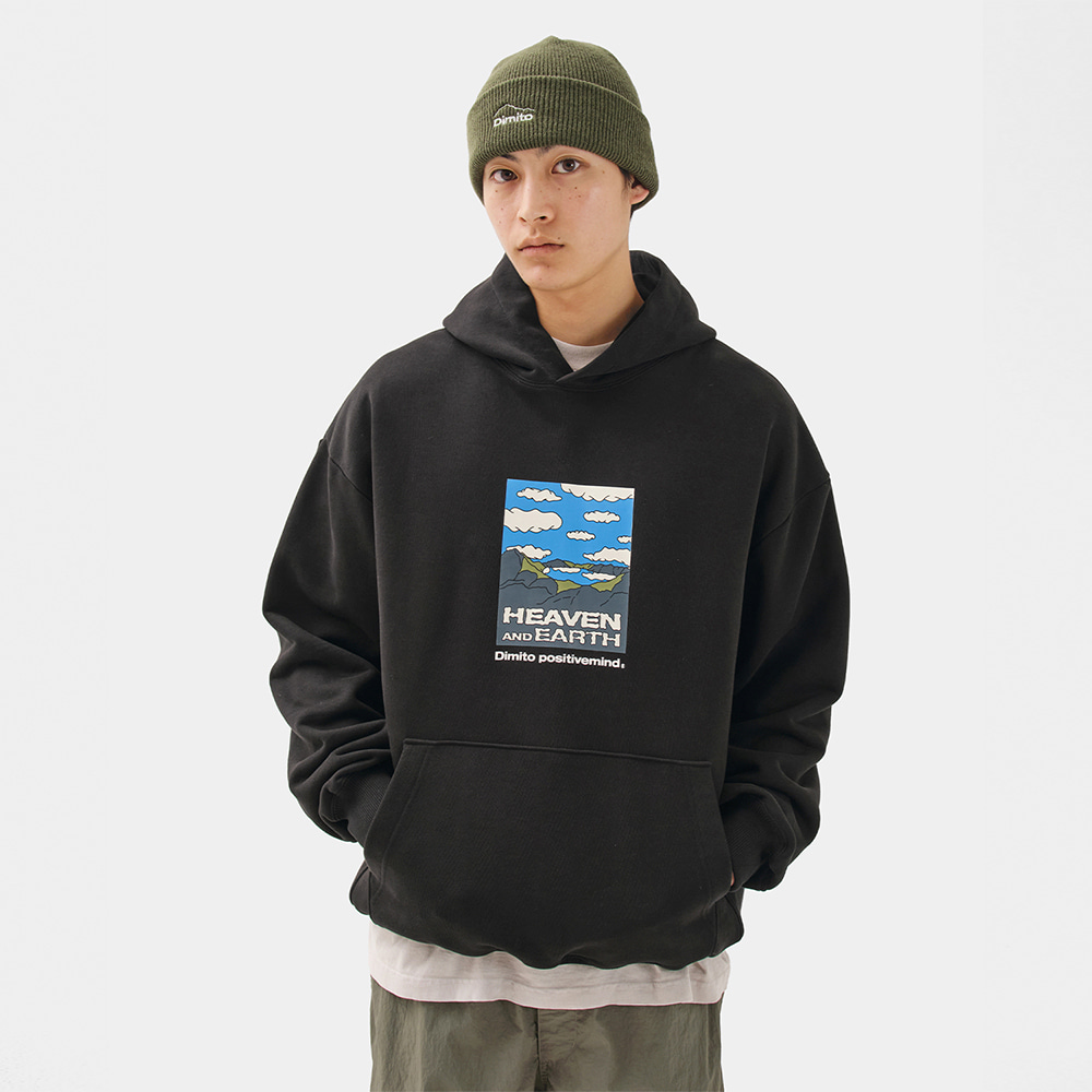 디미토 2324 DIMITO HAE DMT HOODIE BLACK 보드복후드