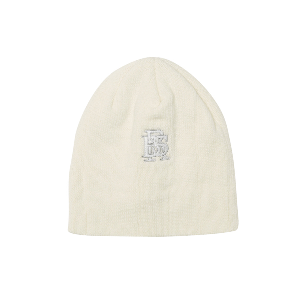 비에스래빗 2223 BSRABBIT BSR LOGO BEANIE WHITE 스노우보드 비니