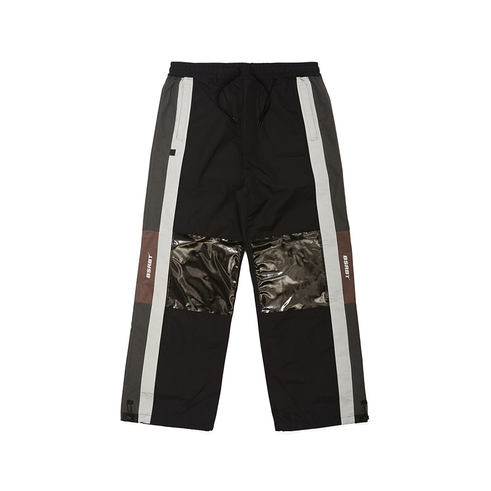 비에스래빗 2223 BSRABBIT WD CROSS BOX REFLECTIVE TRACK PANTS BLACK 스노우 보드복 팬츠 바지