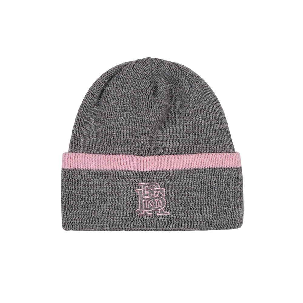 비에스래빗 2223 BSRABBIT BSR LOGO LINE BEANIE GRAY 스노우보드 비니