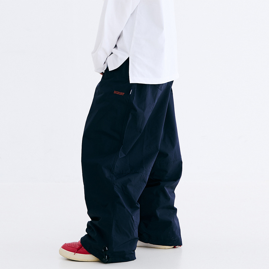 비에스래빗 2324 BSRABBIT BSRBT SUPER WIDE VENTILATION PANTS NAVY 스노우 보드복 팬츠