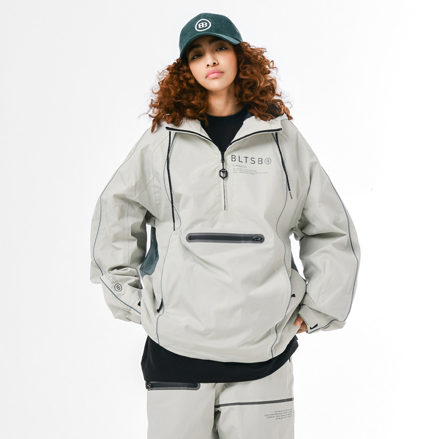 블렌트 2324 BLENT CRAFT ANORAK GRAY 스노우 보드복 자켓