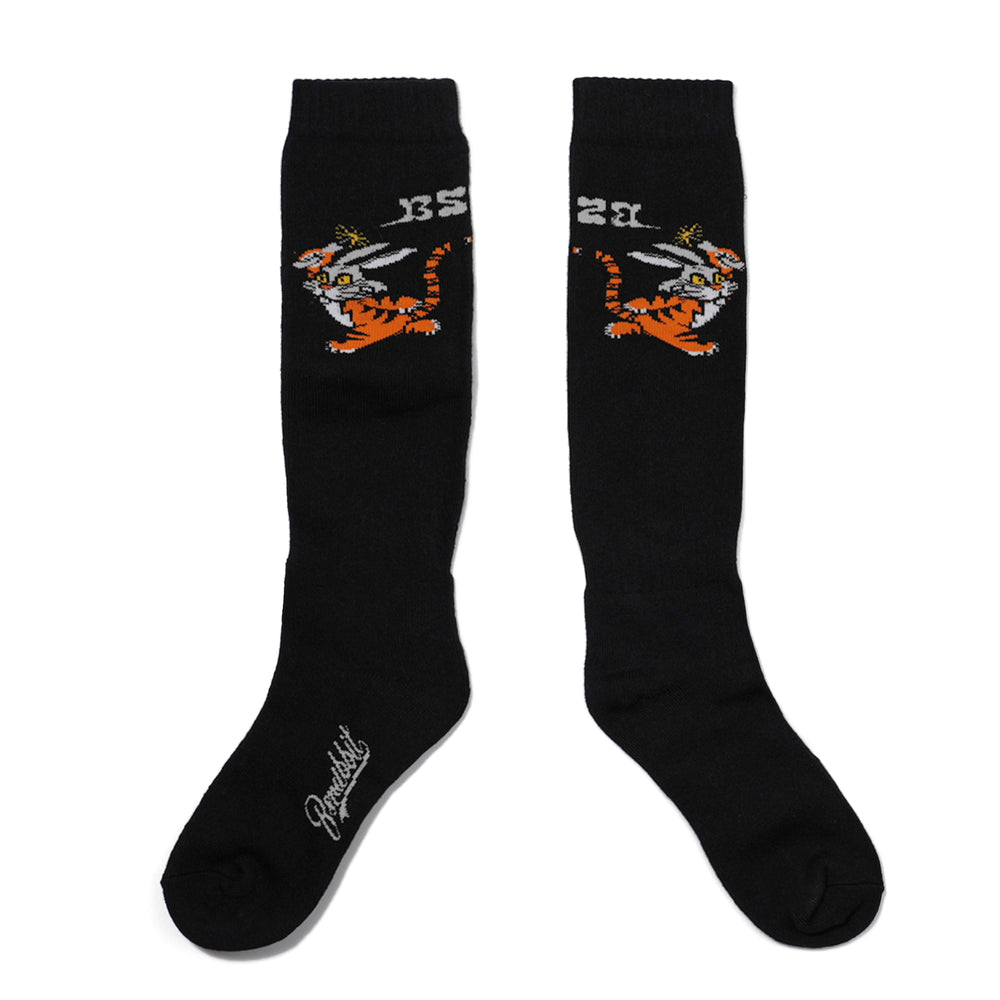 비에스래빗 2324 BSRABBIT TIGER RB SNOWBOARD SOCKS BLACK 스노우보드양말