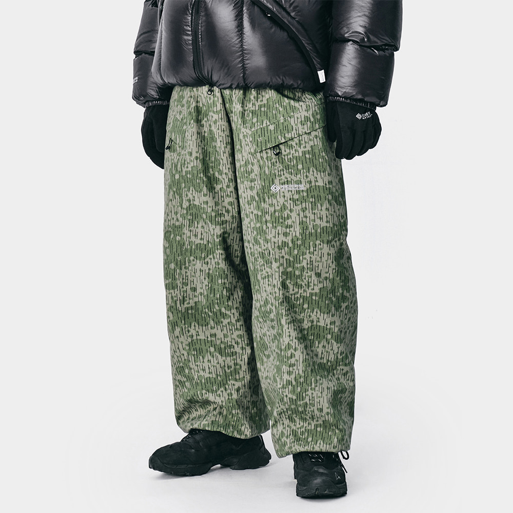 디미토 2324 DIMITO GTX (VTX X EIDER) WIDE 2L PANTS RAIN CAMO WIDE FIT 스노우 보드복 팬츠