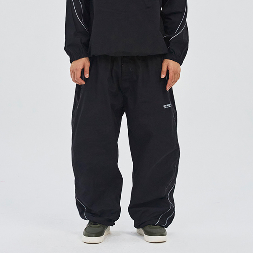 비에스래빗 2324 BSRABBIT LIGHTWEIGHT LOGO JOGGER PANTS BLACK 스노우 보드복 팬츠