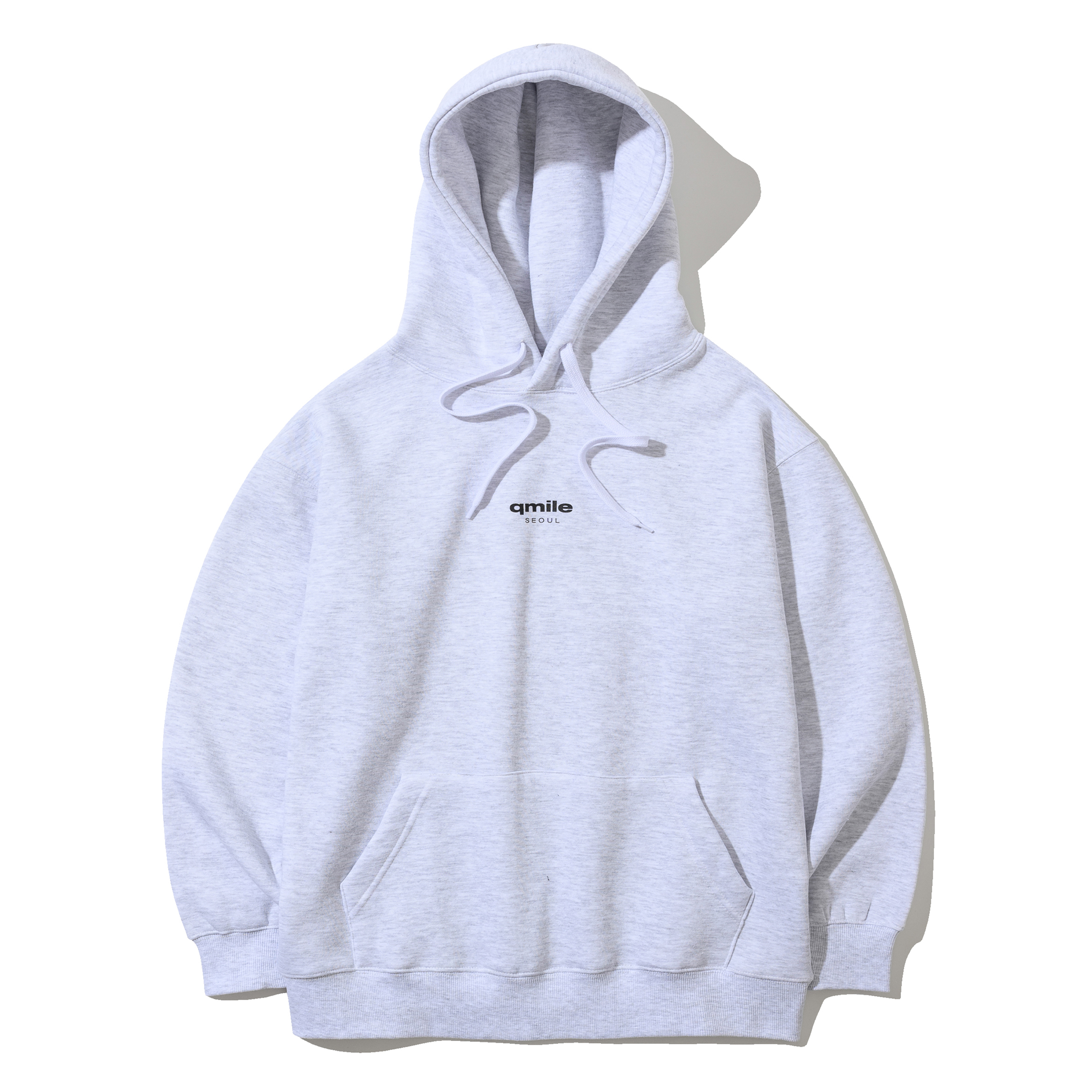 큐마일 2223 QMILE LOGO HOODIE TERRY ASH 스노우 보드복 후드 후디