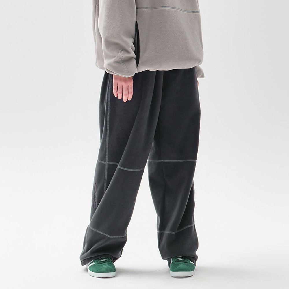 디미토 2324 DIMITO POLARTEC (VTX X EIDER) STITCHED PANTS CHARCOAL STANDARD FIT 스노우 보드복 플리스 팬츠