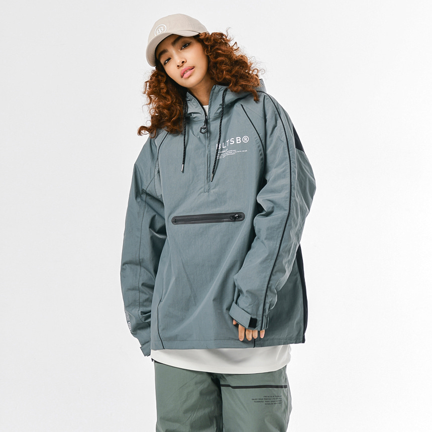 블렌트 2324 BLENT CRAFT ANORAK SMOKE 스노우 보드복 자켓