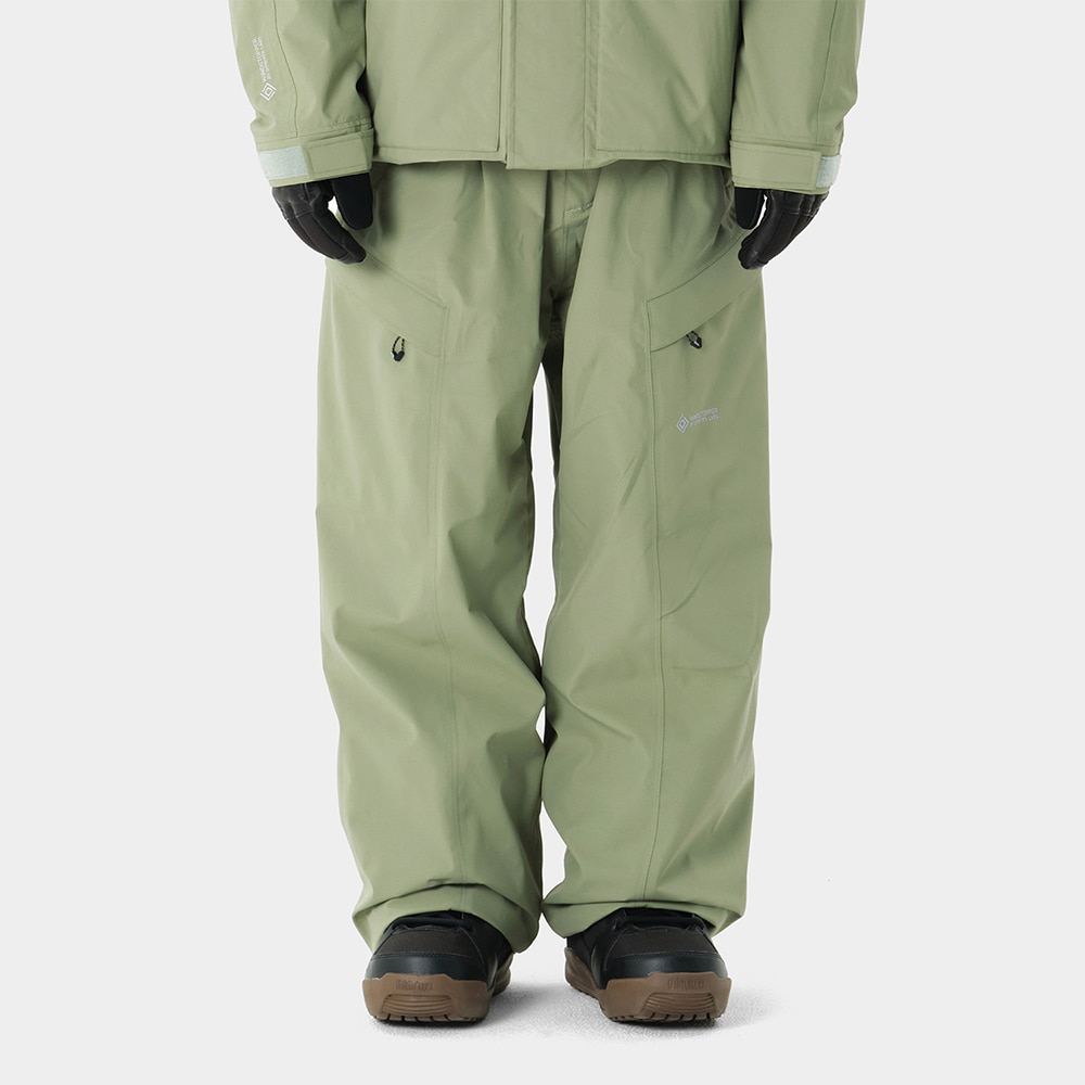 디미토 2324 DIMITO GTX (VTX X EIDER) WIDE 2L PANTS OIL GREEN WIDE FIT 스노우 보드복 팬츠