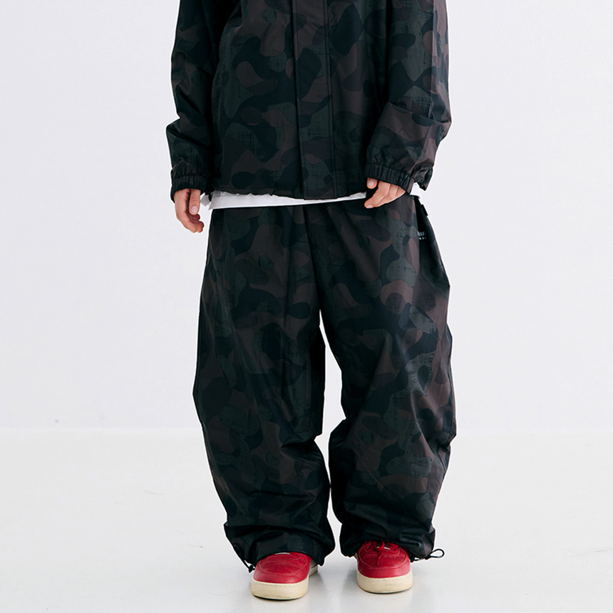 비에스래빗 2324 BSRABBIT SOFT LIGHT SUPER WIDE PANTS DARK CAMO 스노우 보드복 팬츠