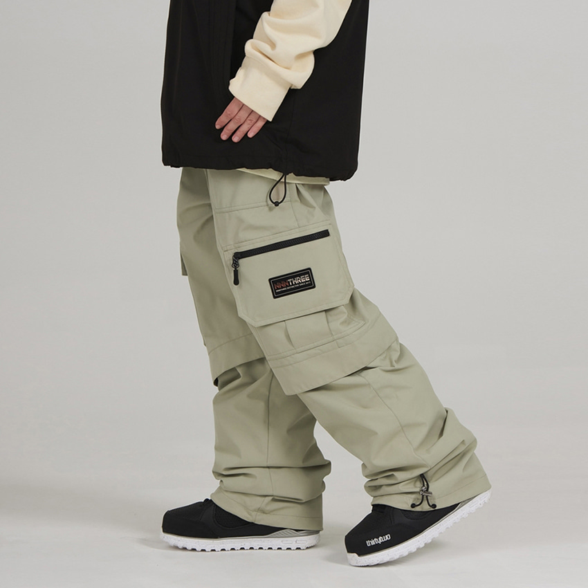 엔쓰리 엔쓰리 2324 NNN MOT33 CAGO STANDARD PANTS LIGHT KHAKI 스노우 보드복 팬츠