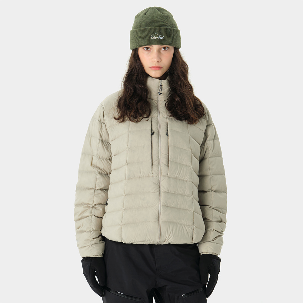 디미토 디미토 2324 DIMITO VTX LIGHT DOWN JACKET DEEP BEIGE 스노우 보드복 자켓 패딩 다운 파카