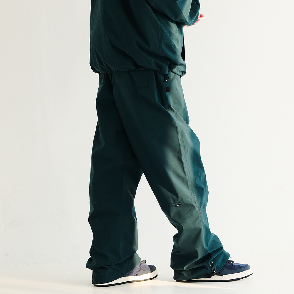 큐마일 2324 QMILE 432 2XLOVER PANTS DARK GREEN 스노우 보드복 팬츠