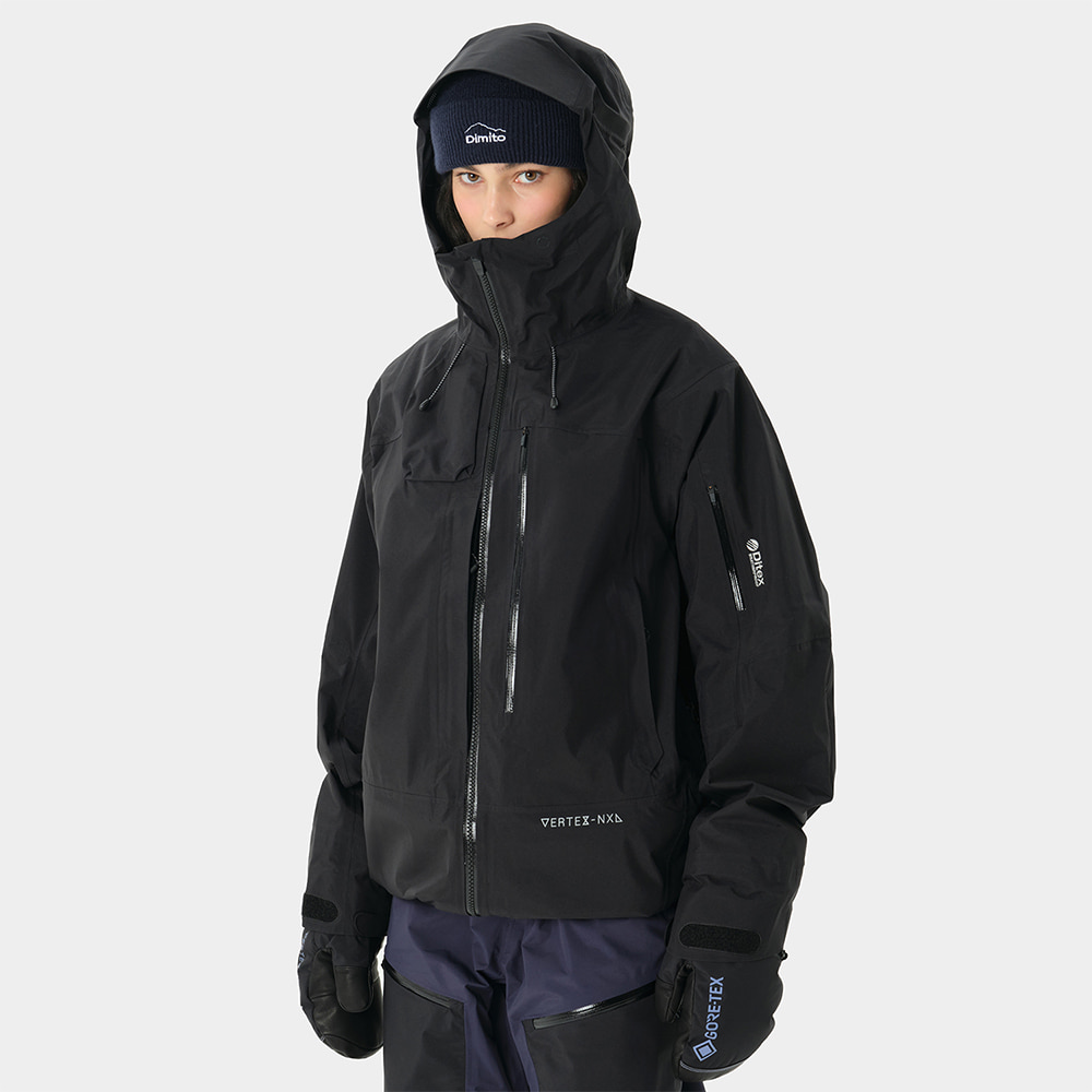 디미토 디미토 2324 DIMITO VTX 3L JACKET BLACK 스노우 보드복 자켓