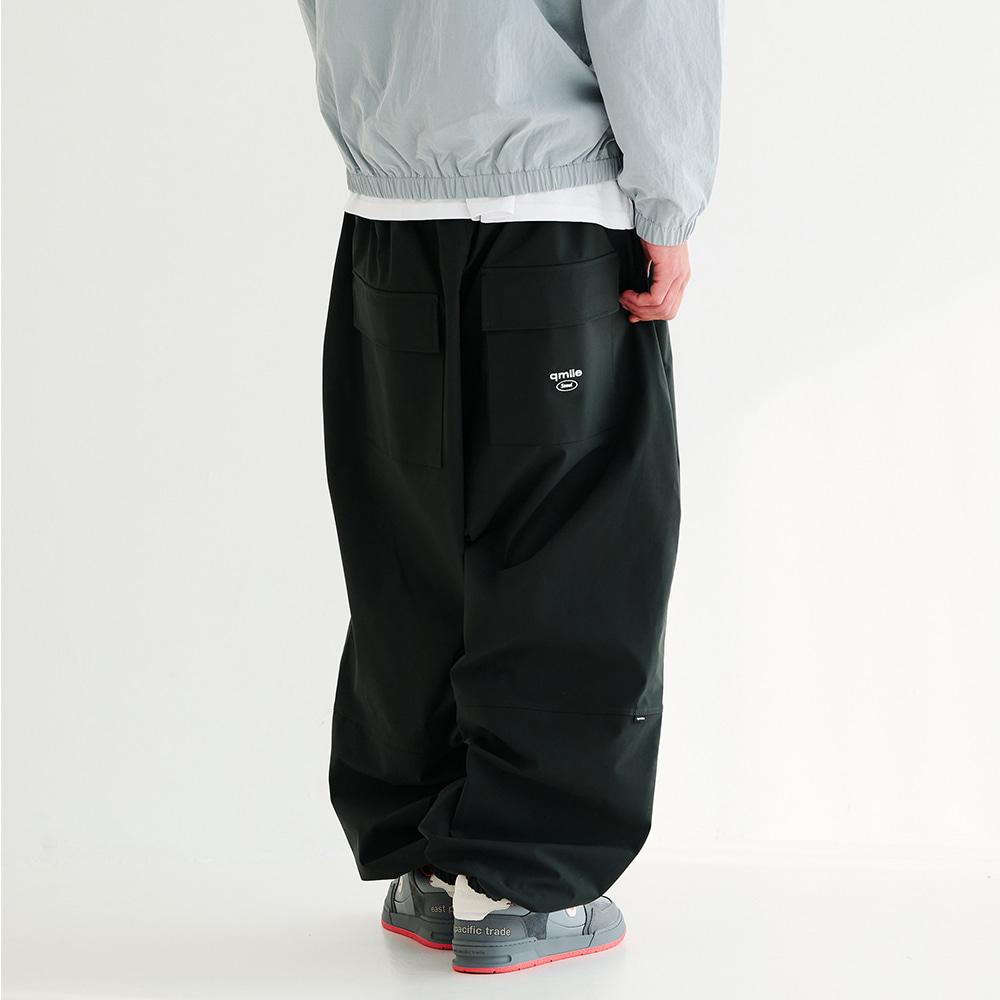 큐마일 2324 QMILE 462 NEWTRO BAGGY 3L TRACK PANTS DEEP FOREST 스노우 보드복 팬츠