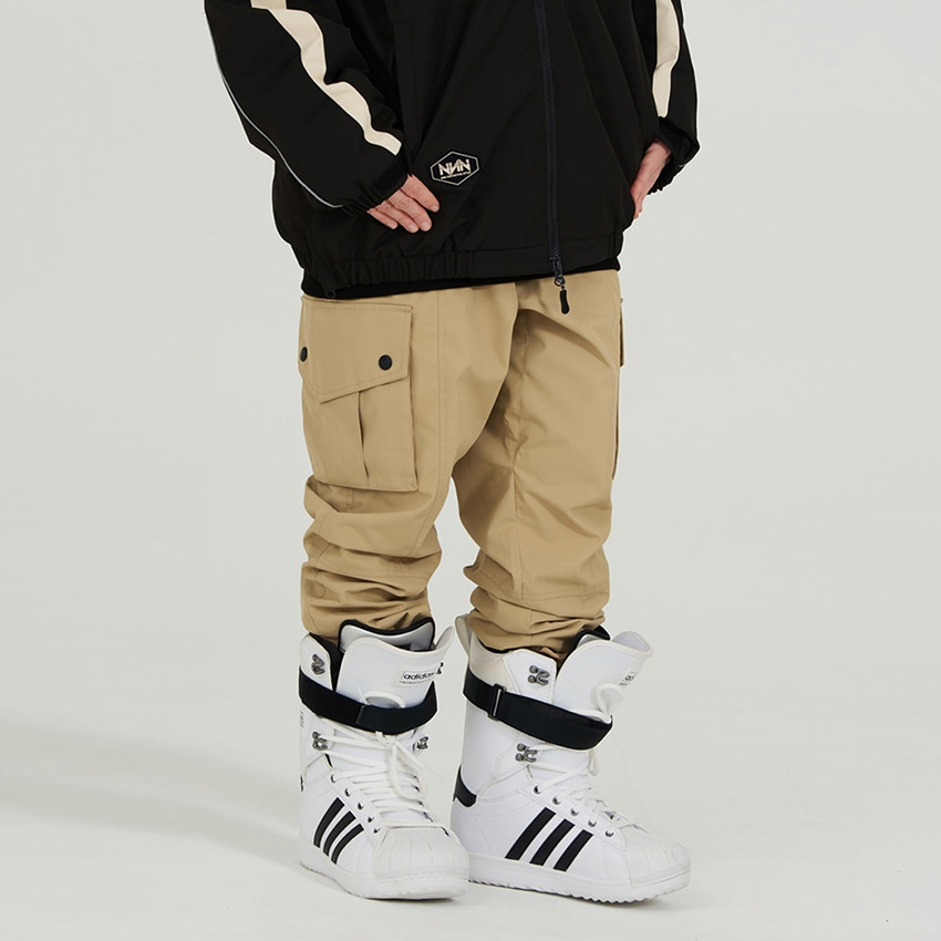 엔쓰리 엔쓰리 2324 NNN NJ23 CAGO JOGGER PANTS BEIGE 스노우 보드복 조거 팬츠