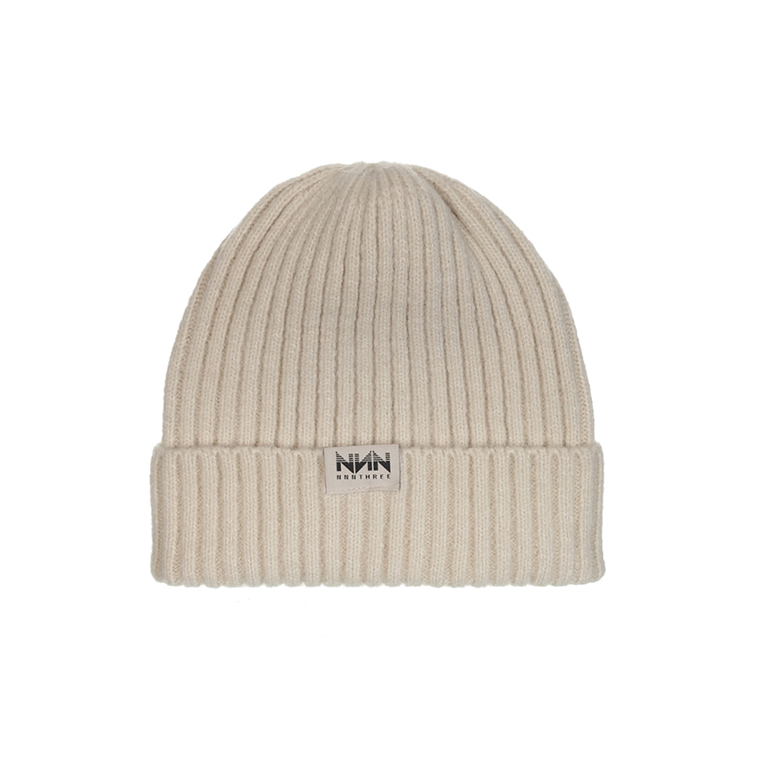 엔쓰리 엔쓰리 2223 NNN RIBBED BEANIE BEIGE 스노우보드 비니