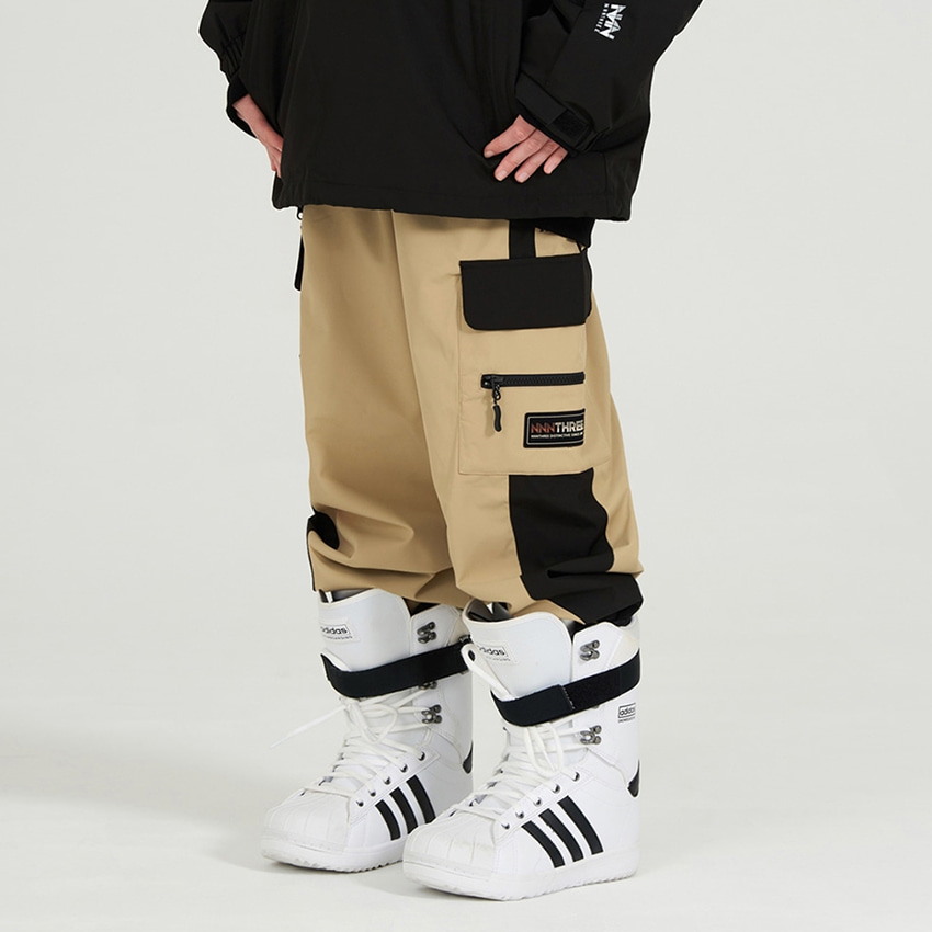 엔쓰리 엔쓰리 2324 NNN 2COLOR CAGO STANDARD PANTS BEIGE / BLACK 스노우 보드복 팬츠