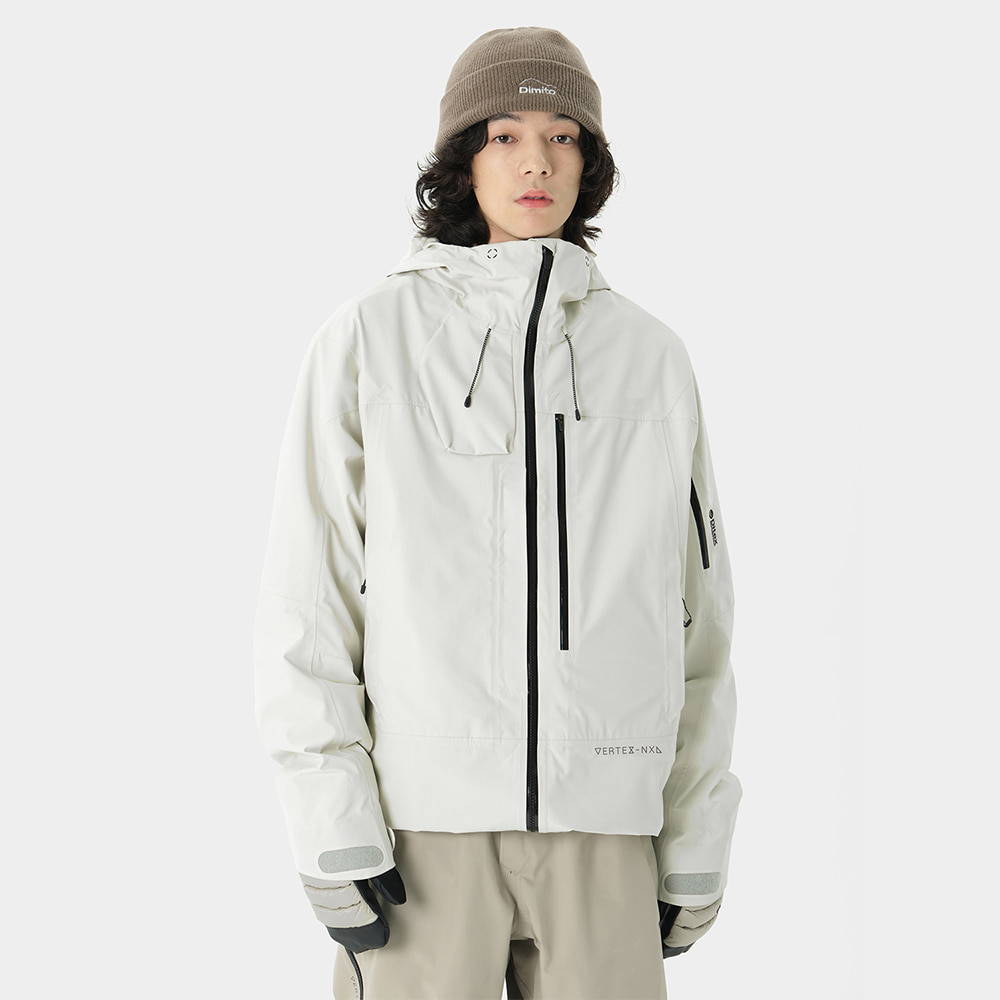 디미토 디미토 2324 DIMITO VTX 3L JACKET IVORY 스노우 보드복 자켓