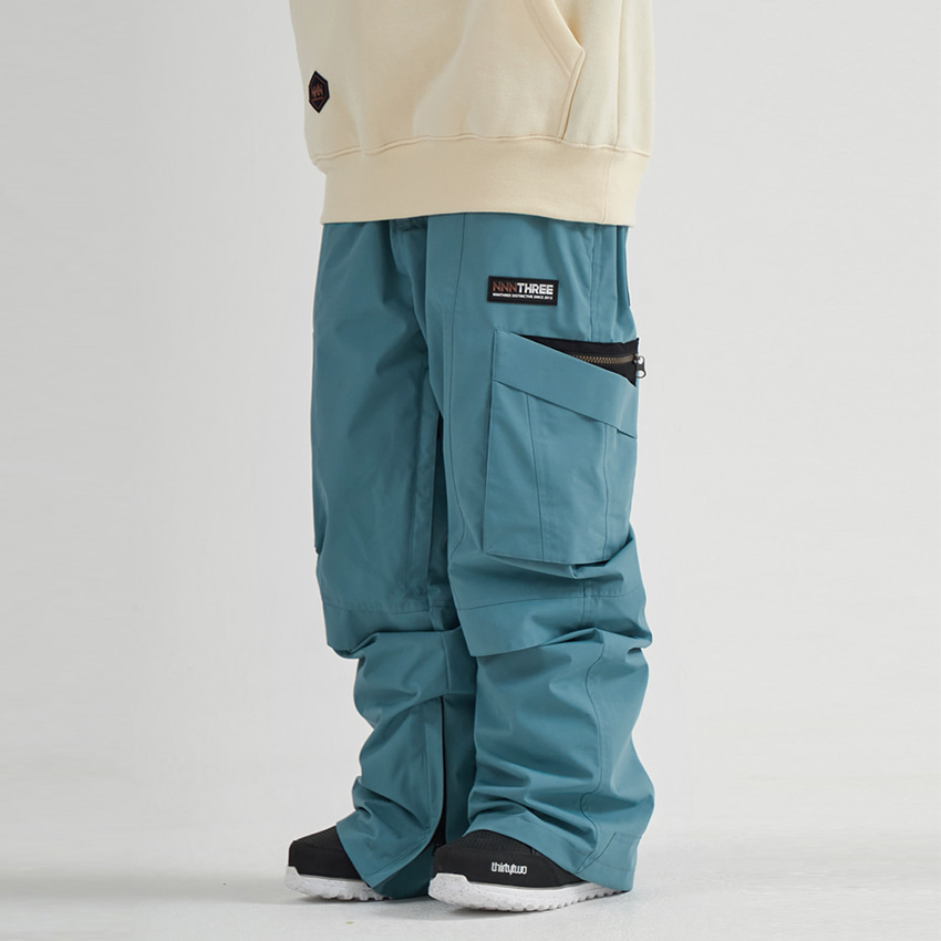 엔쓰리 엔쓰리 2223 NNN NT22 CAGO STYLE PANTS BLUE 스노우 보드복 팬츠