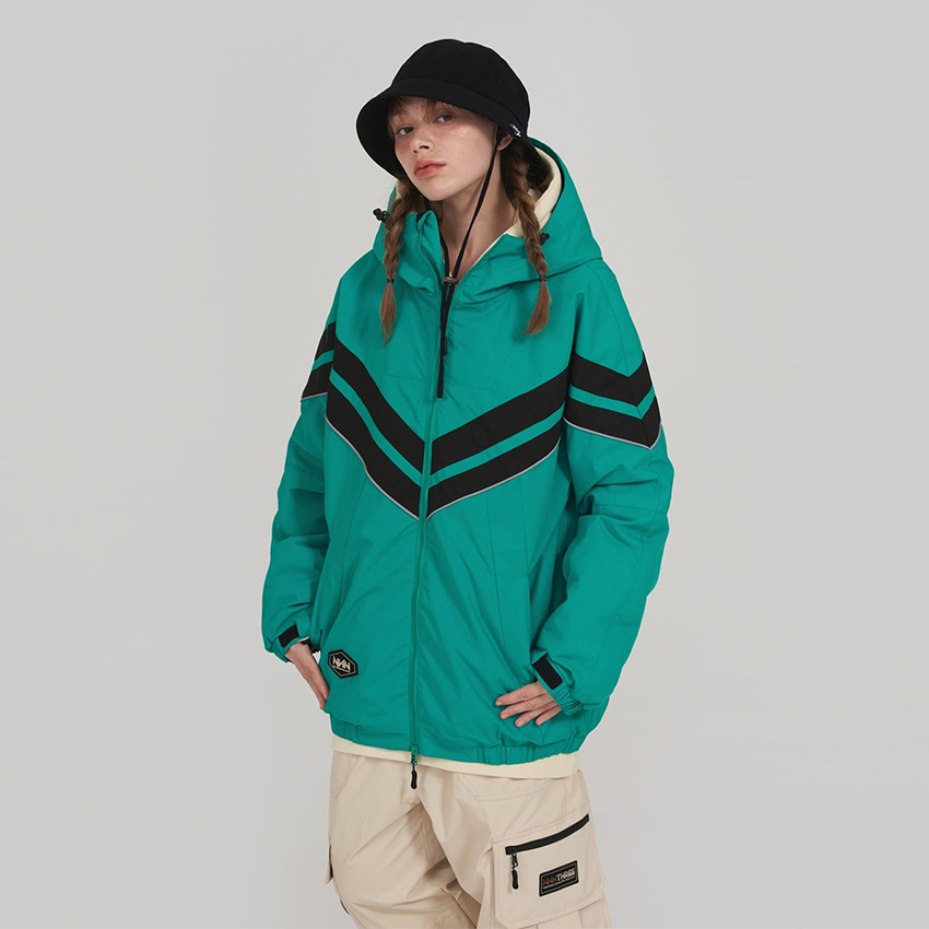 엔쓰리 엔쓰리 2324 NNN COMELY JACKET MINT / BLACK 스노우 보드복 자켓