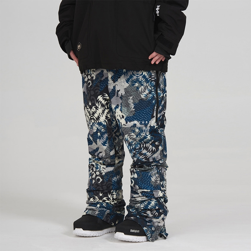 엔쓰리 엔쓰리 2324 NNN VX150 SLIM PANTS CAMO 스노우 보드복 팬츠