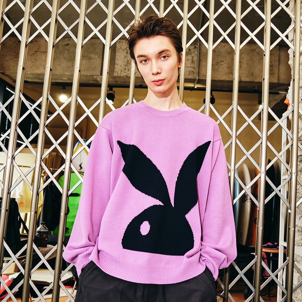 디미토 2324 PLAYBOY X DIMITO SWEATER TAFFY 니트 스웨터