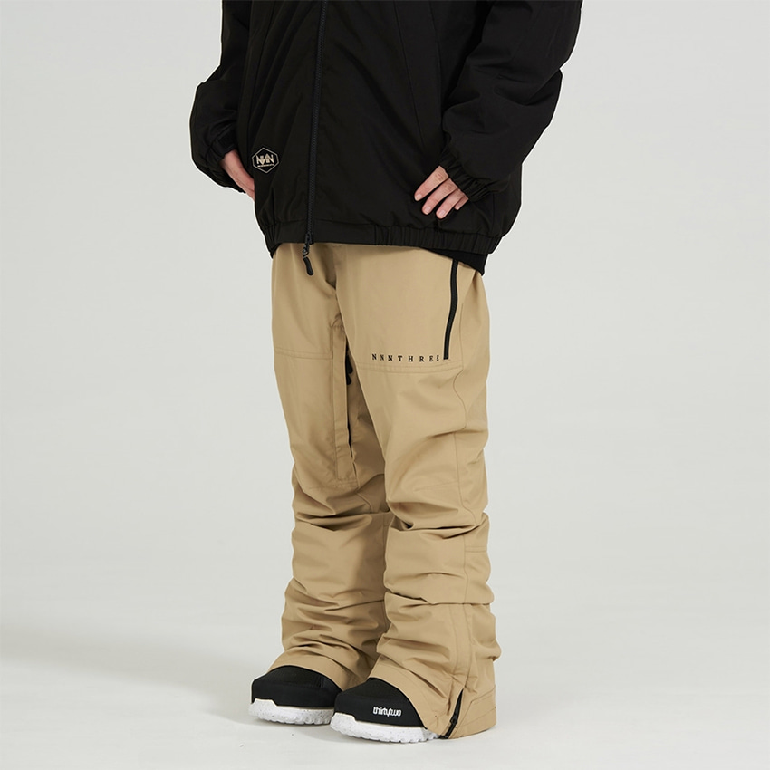 엔쓰리 엔쓰리 2324 NNN VX150 SLIM PANTS BEIGE 스노우 보드복 팬츠