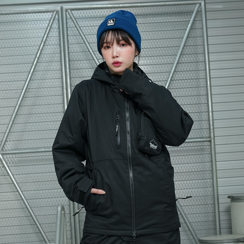 요비트 요비트 2324 YOBEAT TIMBERLINE JACKET BLACK 스노우 보드복 자켓