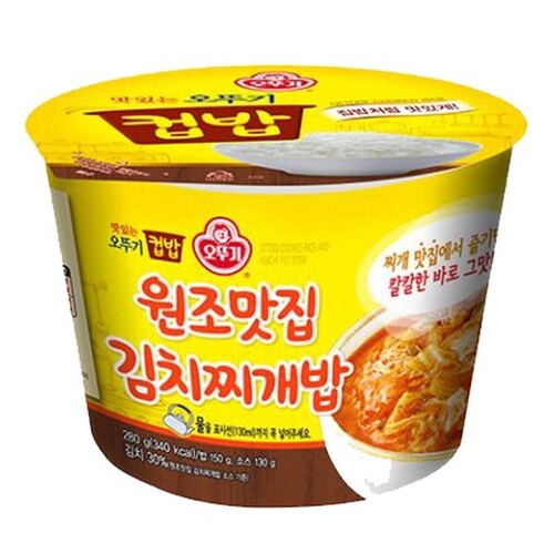 오뚜기 컵밥 원조맛집 김치찌개밥(310g/12EA)_N7707460