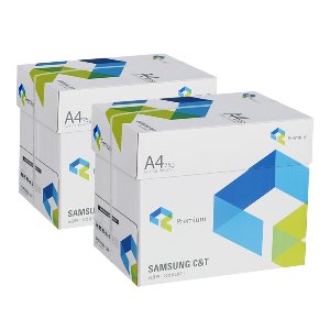 삼성 A4 복사용지(A4용지) 75g 2500매 2BOX