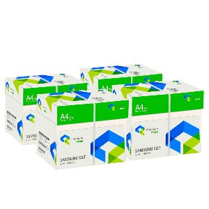 삼성 그린 A4 복사용지(A4용지) 75g 2500매 4BOX