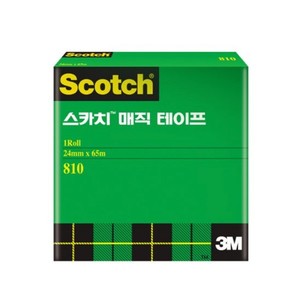 3M 매직테이프 리필 810R 12mmx65m 3인치(1개입)_N3448700