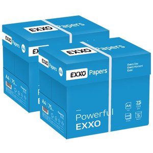 엑소(EXXO) A4 복사용지(A4용지) 75g 2500매 2BOX