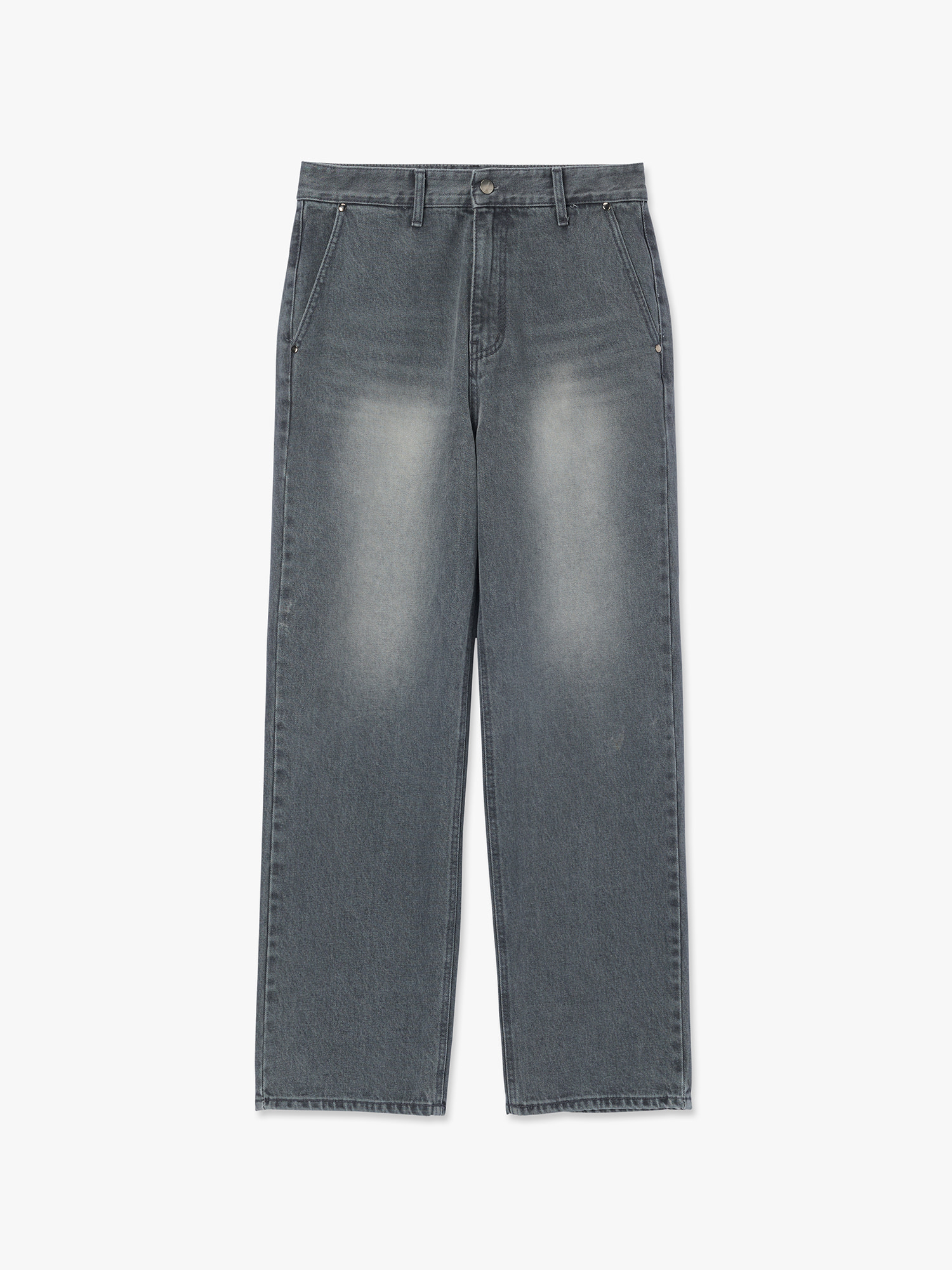 Smoky Semi Wide Denim Pants