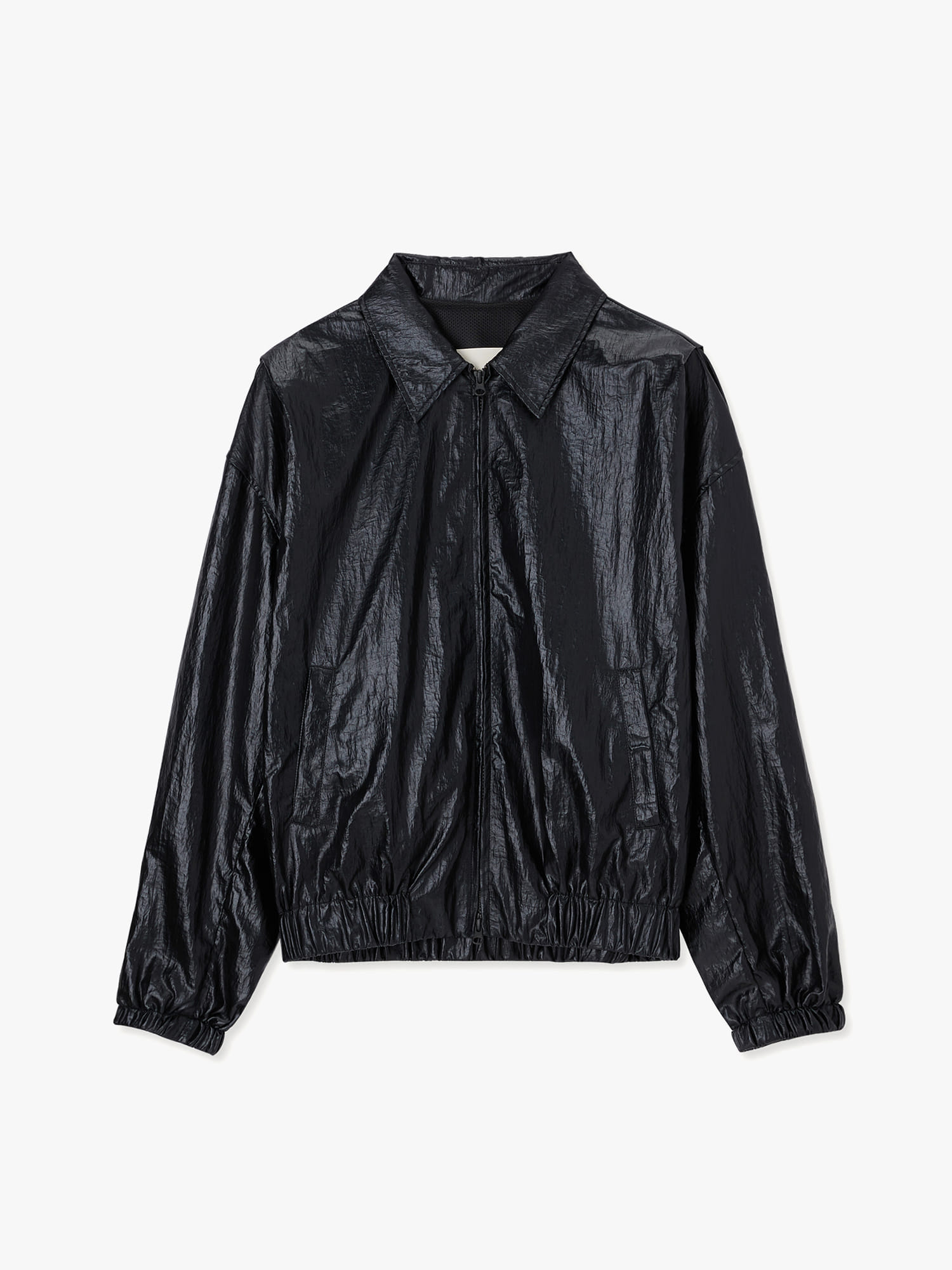 Coating Wind breaker Jacket (Black)