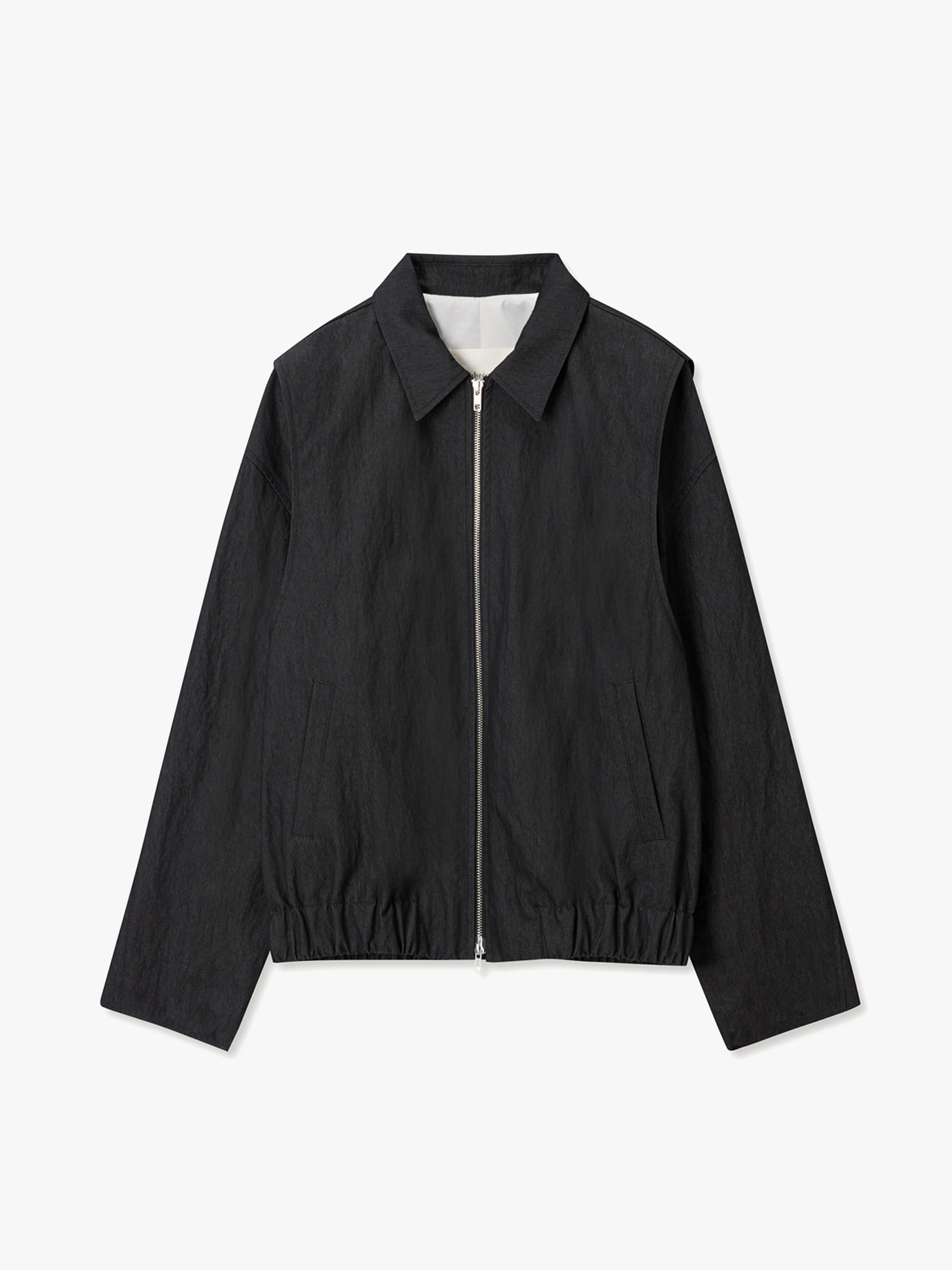 Garment Washing Blouson Jacket (Stone Black)