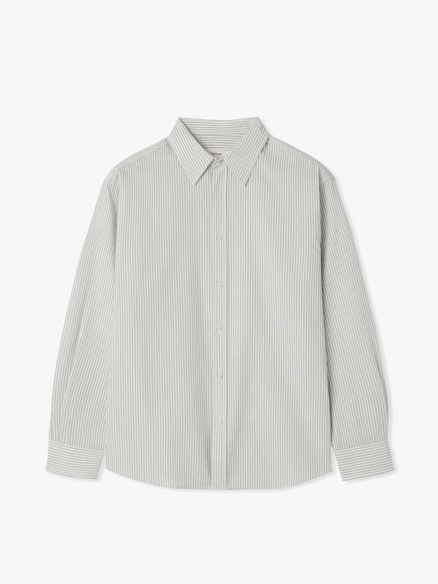 Siena Seersucker Stripe Shirts (Ivory)