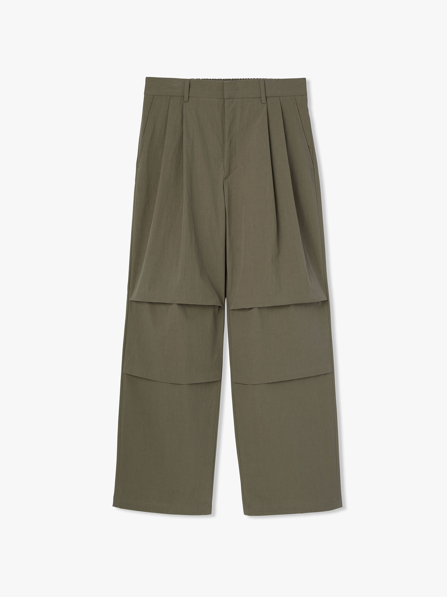 Air Parachute Semi Wide Pants (Khaki Brown)