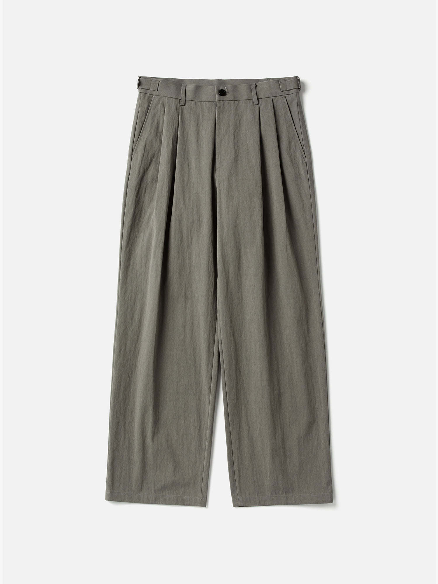 Flamingo C/N Two Tuck Pants (Ash Brown)