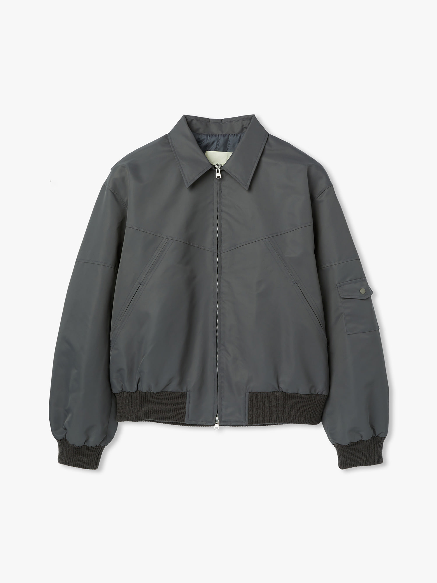 Romeo Nylon Bomber Jacket (Iron)