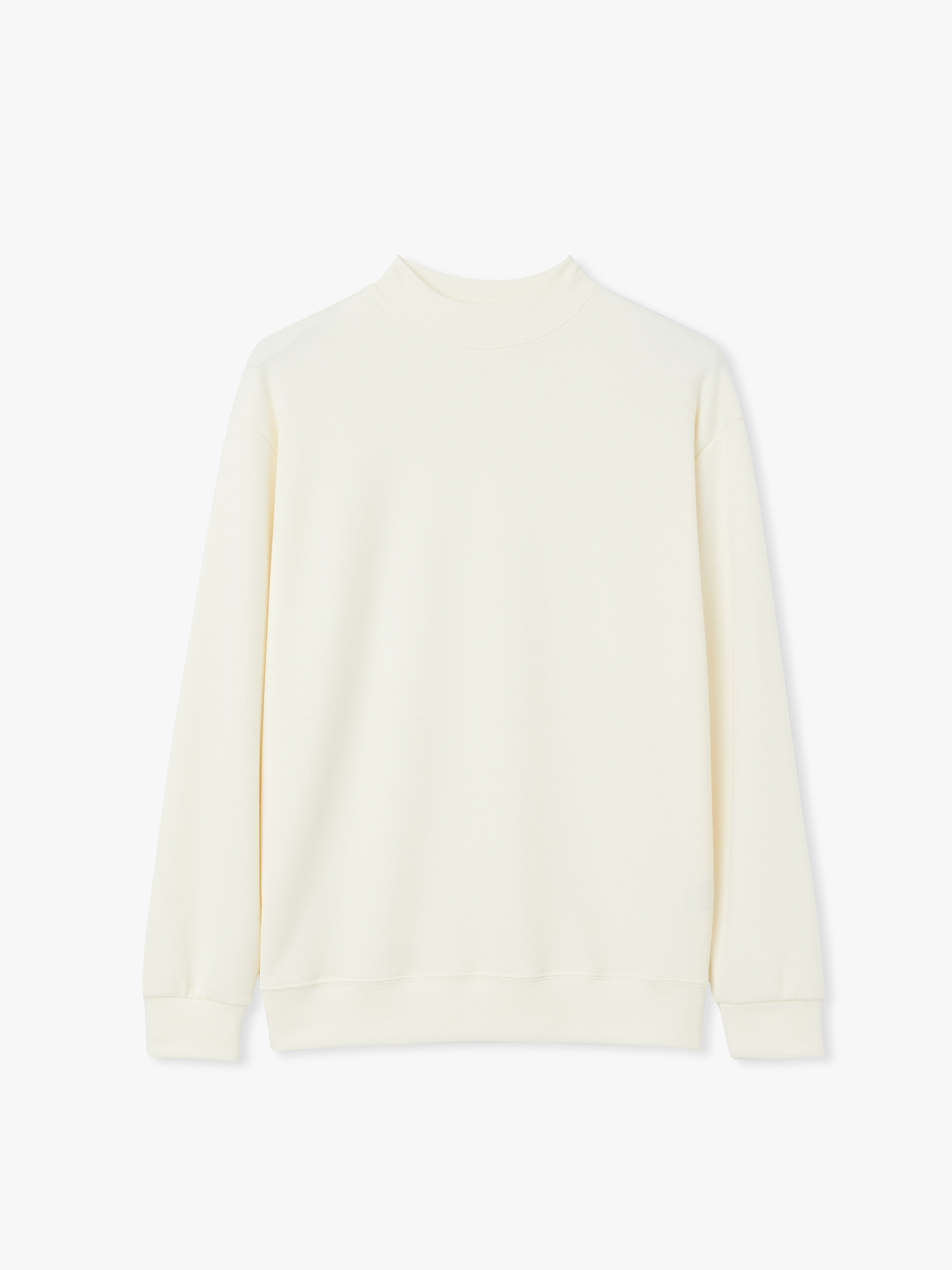 Mellow Half Mock Neck Knit (Cream)