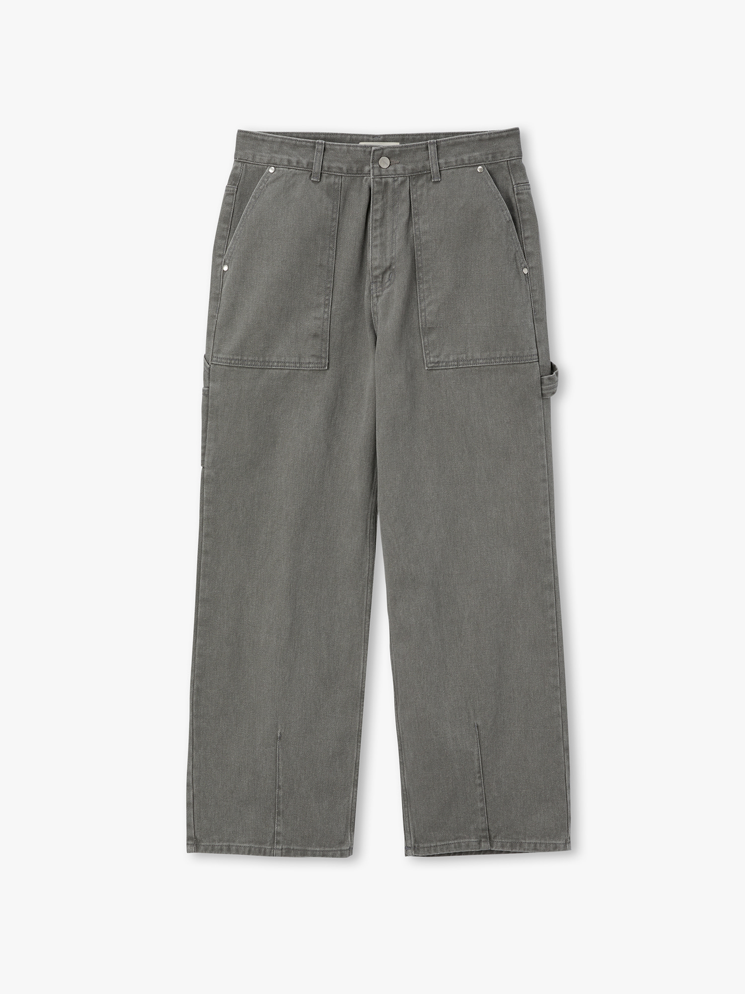 Low PigDying Carpenter Pants (Cement)