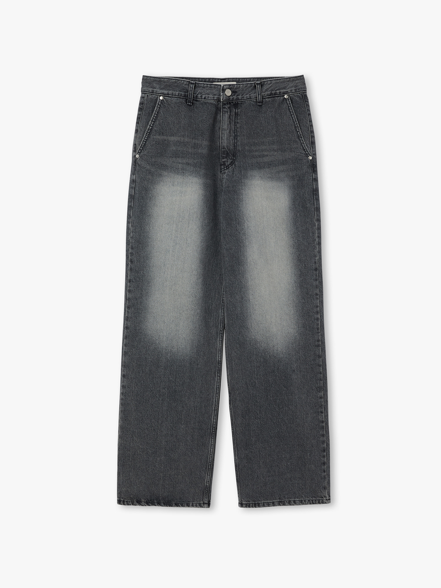 Pablo Denim Pants (Ash black)