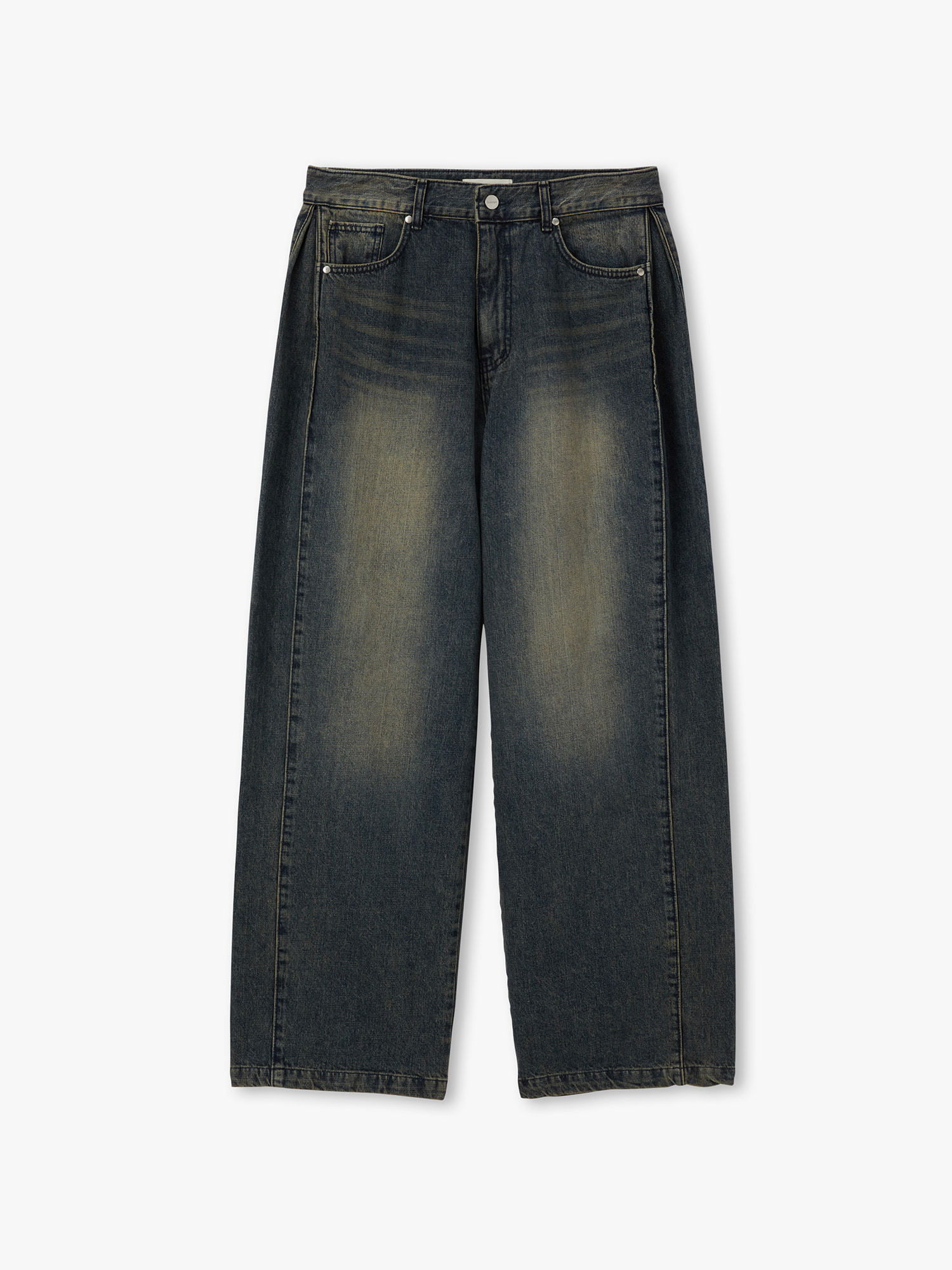 Cairo Side Panel Denim Pants (Oak Blue)