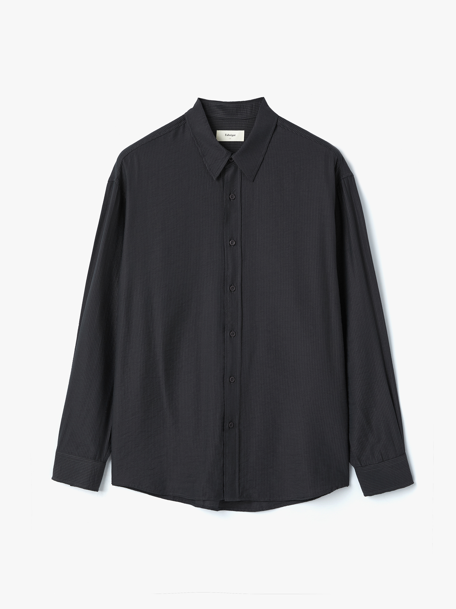 Merci Stripe Shirts (Charcoal)