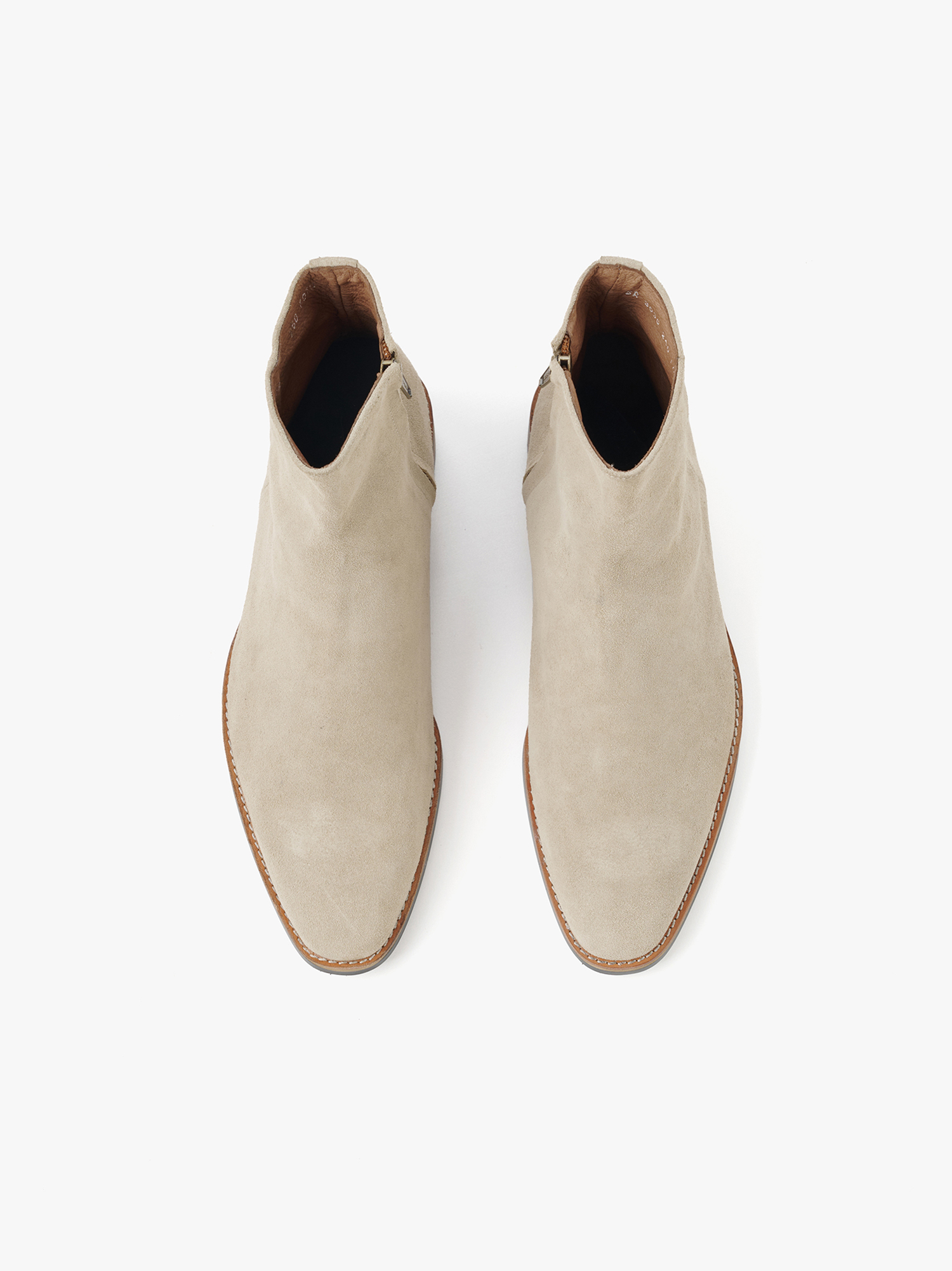 Rega Sleek Side Hidden Boots (Sand Beige)