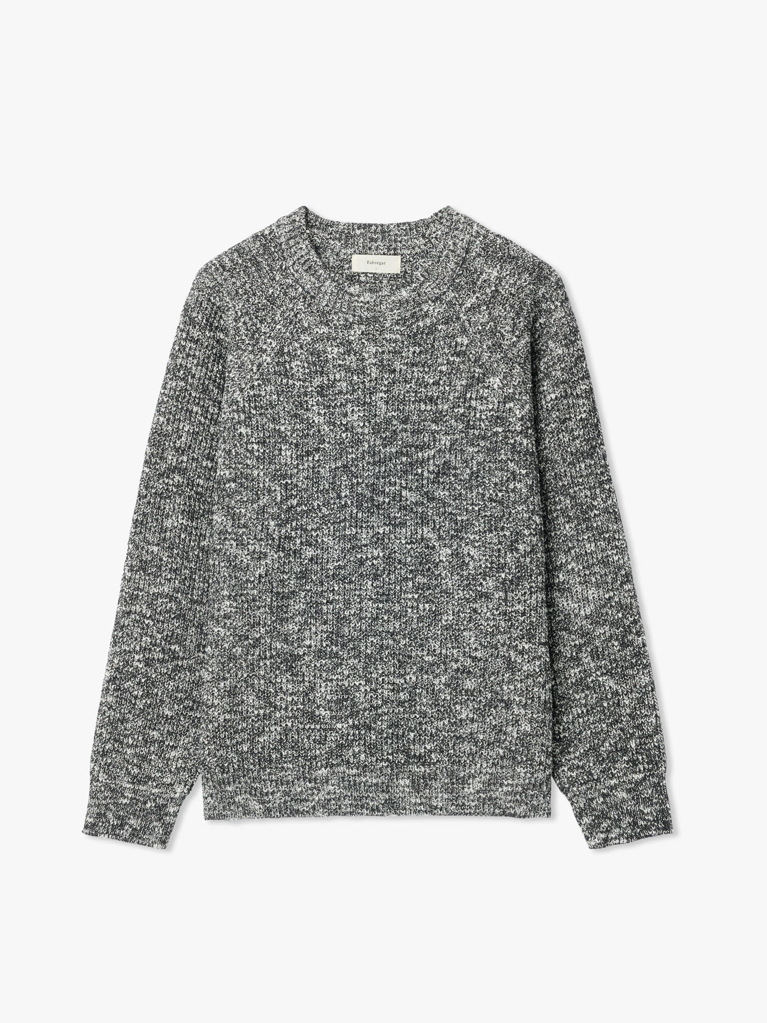 Lake Cotton Blending Over-Fit Knit (Black)