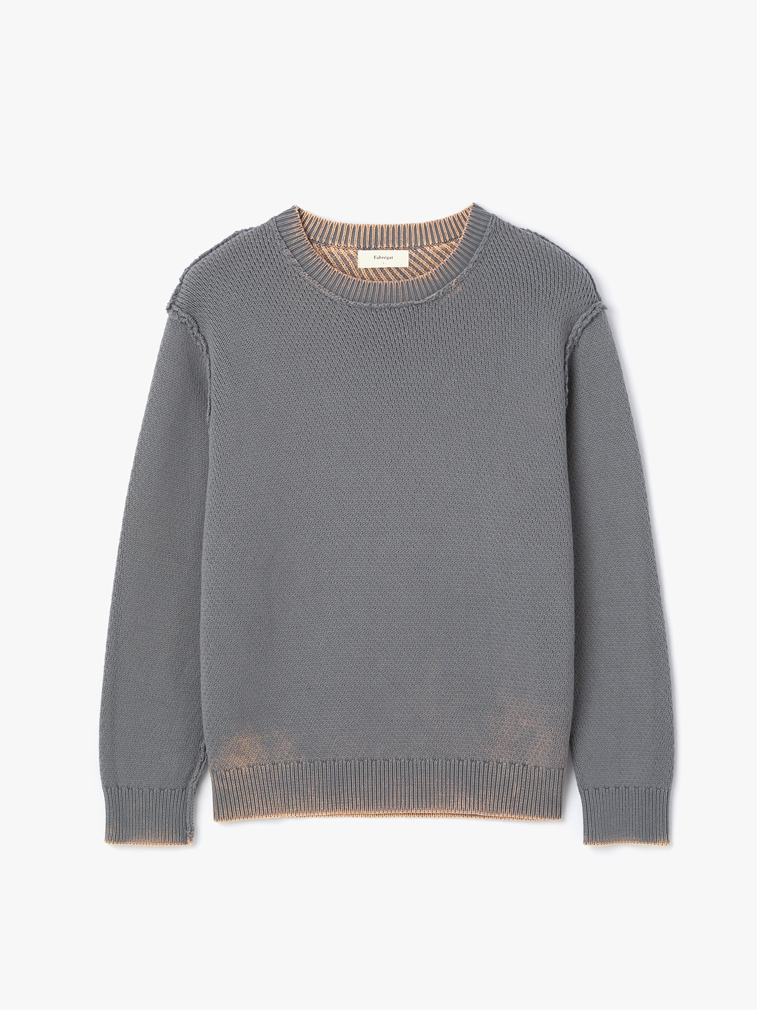 Reverse Heavy Cotton Knit (Grayish Blue)