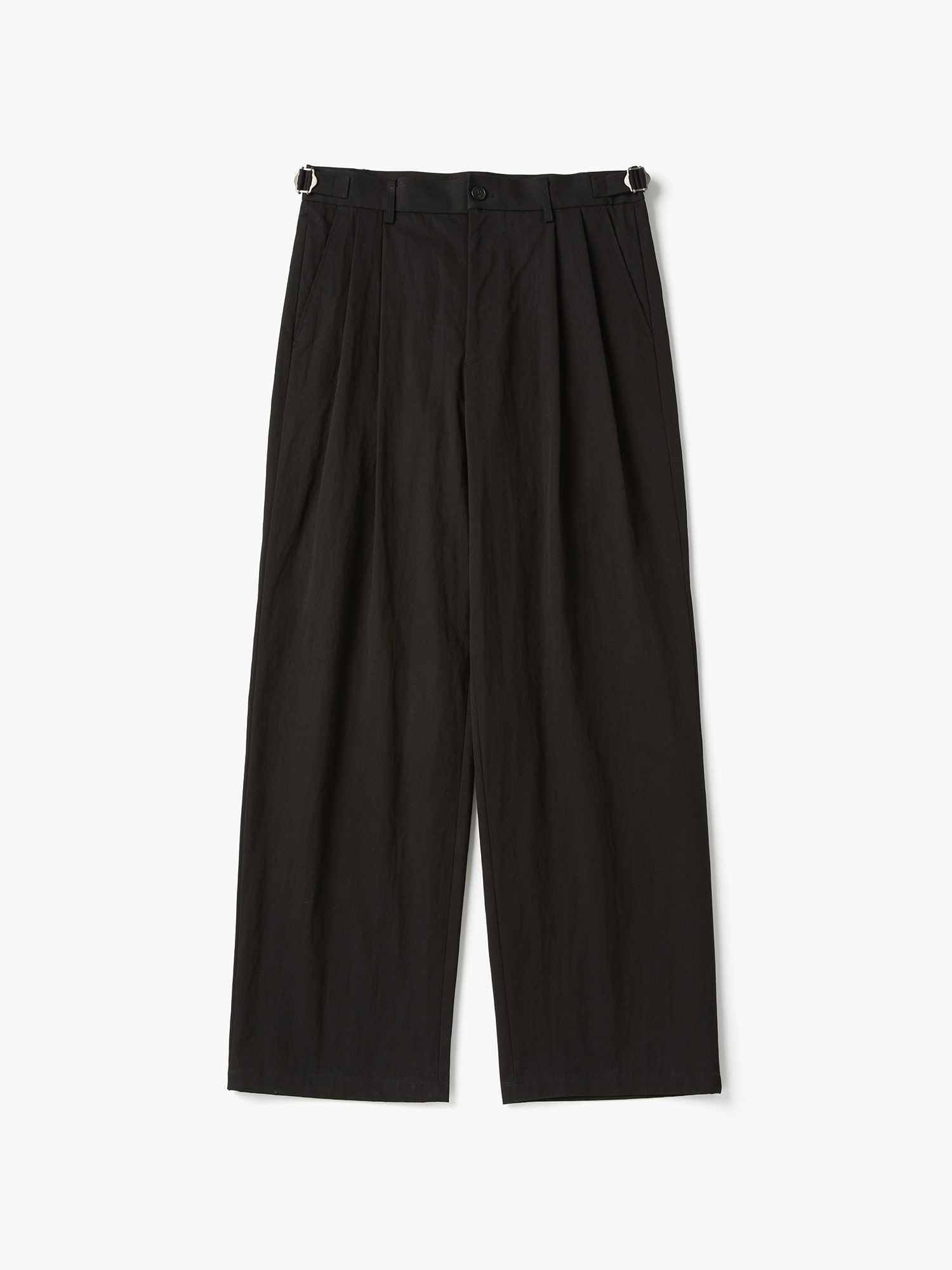 Flamingo C/N  Two Tuck Pants (Black)